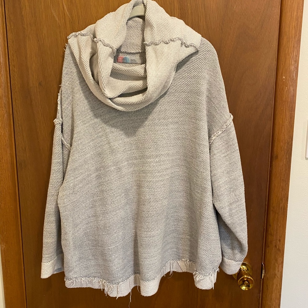 Free People Cowl Neck Pullover